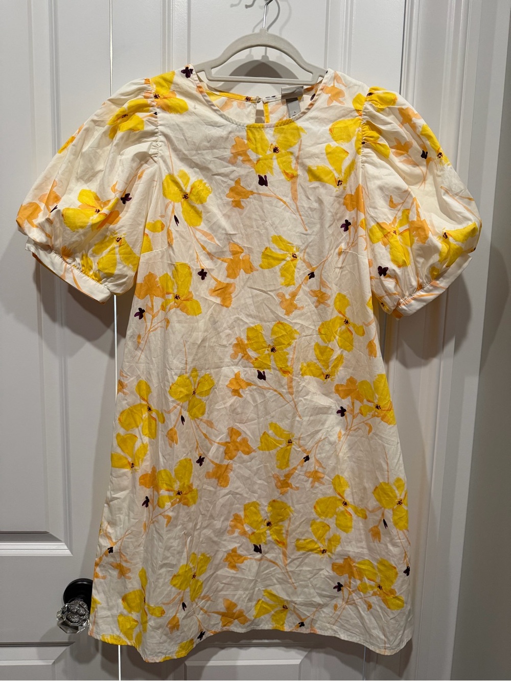 a new day Yellow Floral Short Dress